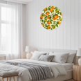thumbnail image 6 of Wall Clock Orange Fruit Clocks PVC Silent Non-Ticking Battery Operated Decorative Flower Green Leaves Branches Round Clock for Home Living Room Kitchen Bedroom Office School Wall Decor 10 Inch, 6 of 9