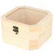thumbnail image 1 of Retro Wood Storage Box Gift Packaging Octagonal Shape Timber Material For General Users 1Set, 1 of 3