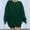Green, variant on SEMPAI Hackless sweater Athletic Shirts & Tops Long Sleeve Round Neck Tops for Women Sweatshirts Classic Fit Up to 60% Off Soft and Comfortable Solid Plus Size T-Shirts for Womens