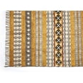 thumbnail image 5 of Indian Cotton Rug Living Room Rug Hand Block Printed Square Rug Outdoor Yoga Mat Geometric Yellow Throw Carpet Custom Rug, 5 of 5