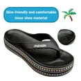 thumbnail image 3 of Cyiecw Women Comfortable Flip Flops Thick Soled Thong Slippers Soft Beach Pool Sandals, 3 of 7