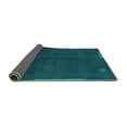 thumbnail image 2 of Ahgly Company Indoor Rectangle Abstract Turquoise Blue Modern Area Rugs, 2' x 4', 2 of 4
