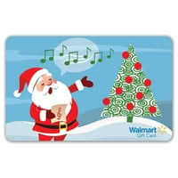 Singing Santa Walmart Gift Card