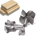 thumbnail image 4 of 6.35mm Shank Router Bit Half Round Side Engraving Woodworking Milling Cutter, 4 of 7