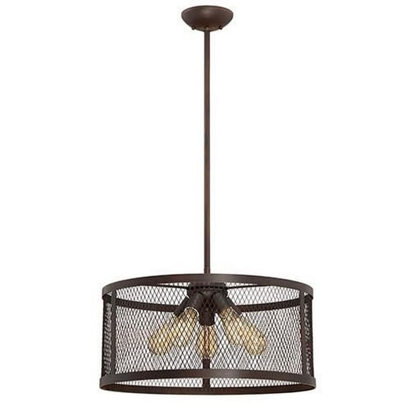 3275-RBZ Millennium Lighting Akron - 5 Light Pendant-46.5 Inches Tall and 20 Inches Wide-Rubbed Bronze Finish