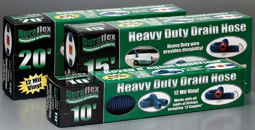 Duraflex 24956 Blue 10 Deluxe Heavy Duty Boxed Drain Hose