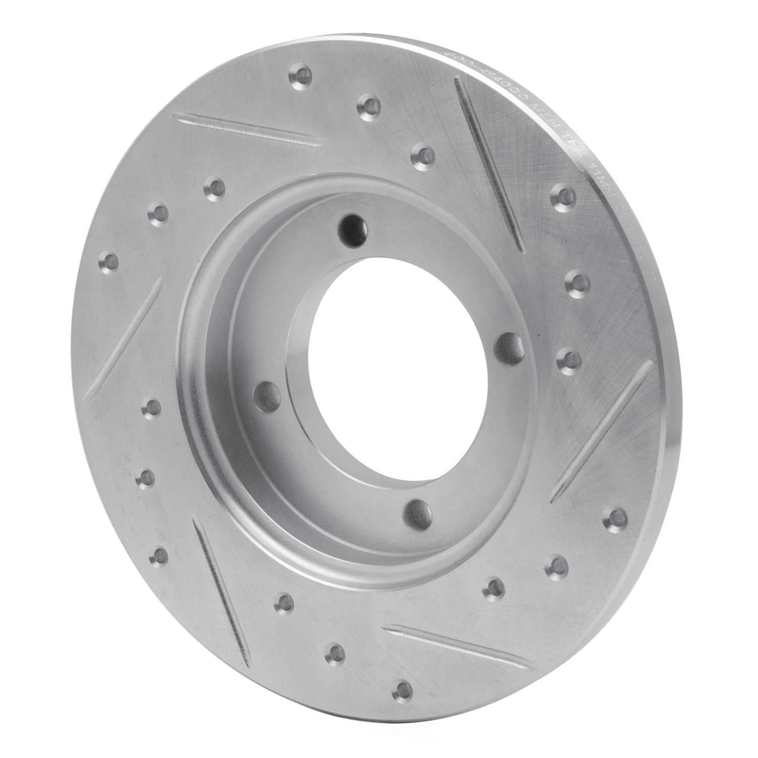 Dynamic Friction Company 631-54000L DFC Brake Rotor - Drilled And Slotted - Silver