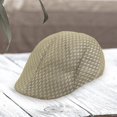 thumbnail image 1 of Gorra plana de malla para hombre, sombrero de verano transpirable para viajes de mediana edad y ancianos Caqui oscuro, 1 of 10