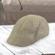 thumbnail image 1 of Gorra plana de malla para hombre, sombrero de verano transpirable para viajes de mediana edad y ancianos Caqui oscuro, 1 of 10