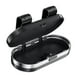 thumbnail image 2 of Estuche para gafas de sol con visera para coche, universal, compacto y rígido. Negro Plata, 2 of 9