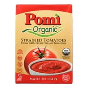 Pomi Organic Strained Tomatoes - Case of 12 - 26.46 OZ