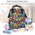thumbnail image 5 of Daiia American Football Large Capacity Baby Bag Waterproof Stylish Diaper Bag Mummy Backpack Adjustable Straps Diaper BagBaby Essentials Bag, 5 of 6