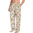 thumbnail image 6 of Salouo Fall Fruits And Vegetables Print Pajama Pants for Men, Lounge Pants Elastic Waistband Casual Men's sleepwear Loungewear Sleep Pajama Pant -Large, 6 of 7