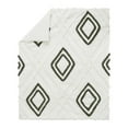 thumbnail image 3 of Sweet Jojo Designs Diamond Tuft Hunter Green Ivory Off White 4 Piece Crib Bedding Set, 3 of 6