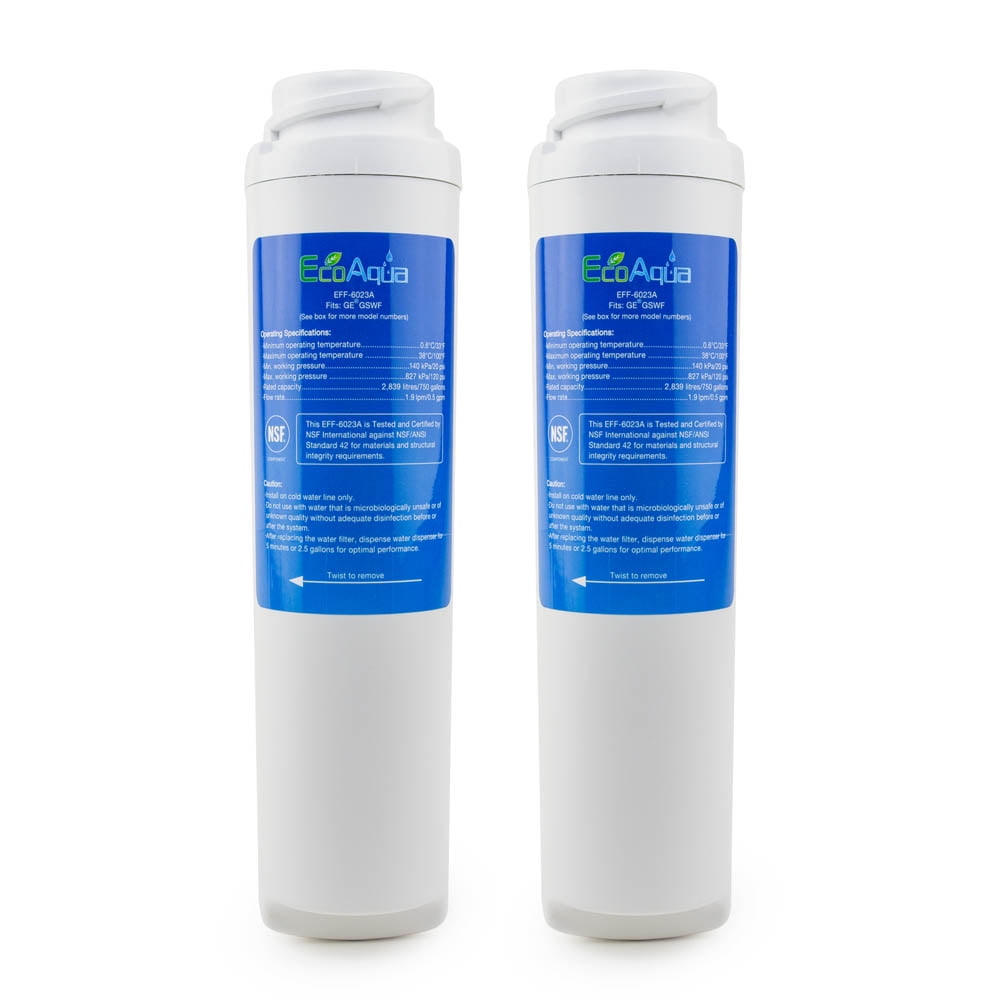 EcoAqua Replacement for GE FQSLF Under Sink Filter, 2Pack Walmart