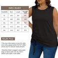 thumbnail image 5 of Oryer Plus Size Tank Tops for Women, Round Neck Sleeveless Casual Womens Blouse Trendy Tunic Summer Shirts for Women 1X-5X, 5 of 7