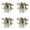 Beige 4PCS, variant on Women's Bow Banana Hair Clip Ponytail Clip Korean Bow Ponytail Clip Banana Clip For Thick Hair Accessories (White) 12X5cm
