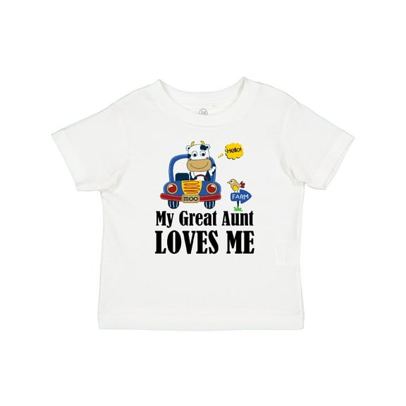 Inktastic Farmer Cow My Great Aunt Loves Me Boys or Girls Baby T-Shirt