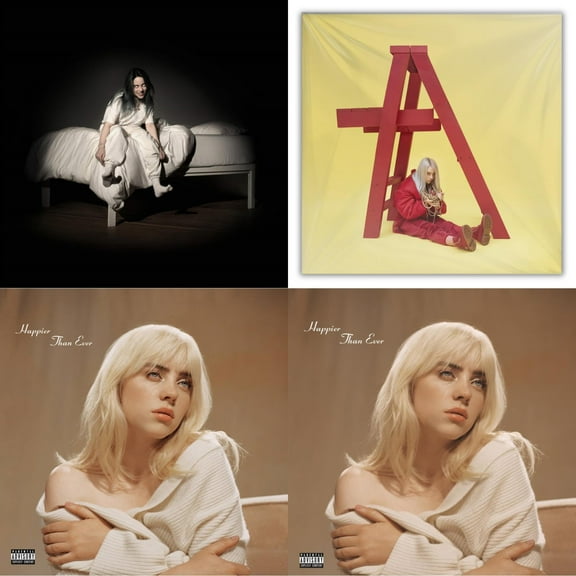 Happier Than Ever (X) (2LP) & Happier Than Ever (2LP/Recycled Vinyl/Rainbow Foil Jacket) (Rsd) & Dont Smile At Me  & When We All Fall Asleep, Where Do We Go? (Pale Yellow LP Vinyl)
