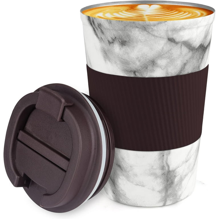 304 Stainless Steel Insulated Coffee Cup Metal Water Tumblers Leak-proof  Car Thermal Mug Cold Drink Hot Drink Vacuum Thermos Cup