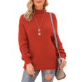 thumbnail image 2 of Jersey de cuello alto de gran tamaño Sweater Jouica para mujer, 2 of 4