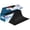 Black, variant on Clearly White and Blue Plastic Tablecloth Roll with Cutter, 423 Sq.Ft (52"x1181") Extra Large Disposable Picnic Table Cover, Plastic Table Cloth Disposable for Parties, Events and Outdoor Gatherings