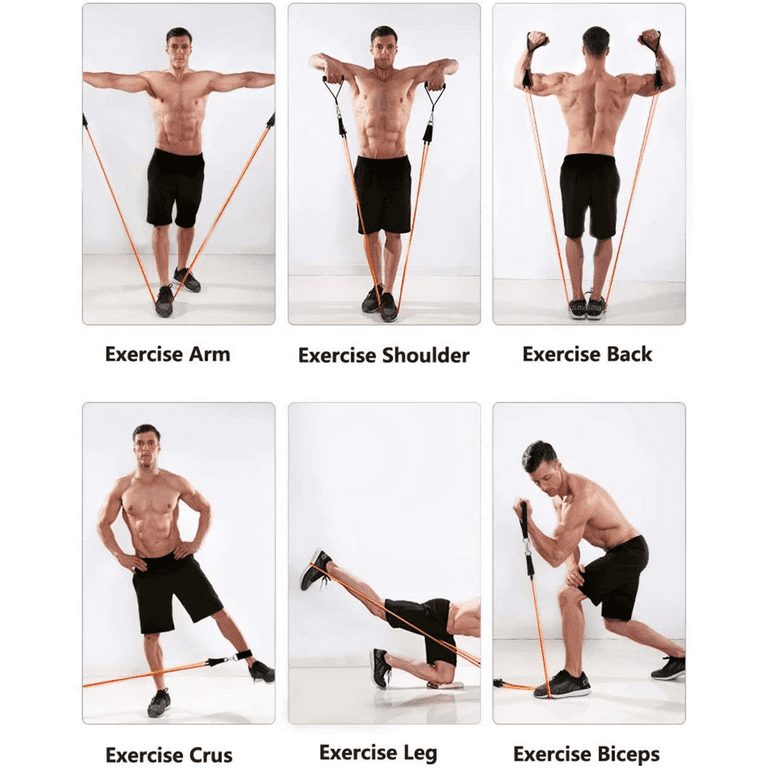 11PC Fitness Exercise Workout from Home Set