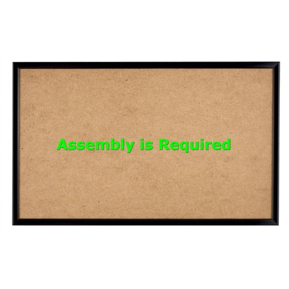 Quadro Frames 8x15 inch Picture Frame, Black, Style P375-3/8 inch Wide Molding