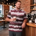 thumbnail image 2 of Trgacdwlo XL-8XL Striped Polo Shirts for Men Big and Tall Short Sleeve Mens Workout Shirts Sun Protection Mens Golf Shirt, 2 of 7