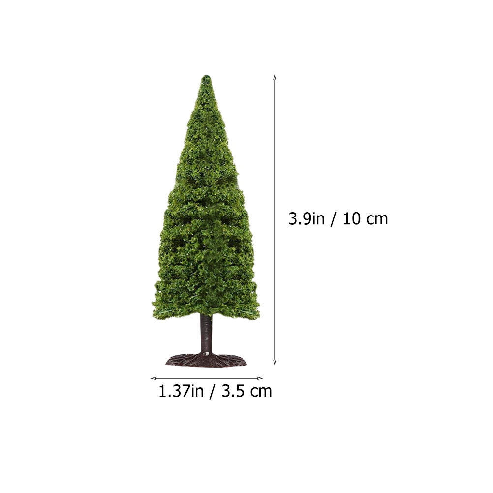 8pcs Micro Model Trees Miniature Trees for Woodland Scenery DIY Crafts Project
