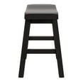 thumbnail image 4 of Weston Home Ashby 29 inch Wood Backless Bar Stool, Set of 2, Black, 4 of 7
