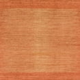 thumbnail image 1 of Ahgly Company Machine Washable Indoor Square Abstract Orange Red Area Rugs, 4' Square, 1 of 7