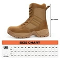 thumbnail image 5 of Maelstrom Military Tactical Work Boots, AR 670-1 Compliant, Coyote Brown, Size 14M, 5 of 7