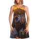 thumbnail image 1 of Disketp Lizard With Sunglasses Sunset para Vestido sin Mangas para Mujeres, Vestidos de Verano para Mujeres, Casual y Holgado para la Playa, 1 of 7