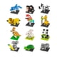 thumbnail image 1 of FUN LITTLE TOYS Favor de fiesta para niños, mini animales bloques de construcción conjuntos de bolsas de regalos para niños, premios de juguetes pequeños, paquete de 12 rellenos de calcetín de Navidad, 1 of 5