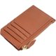 thumbnail image 1 of LHSHID Small Wallet for Women Minimalist Pebbled Leather Card Holder Slim RFID Blocking Keychain Wallet with Zipper Pocket, 1 of 7