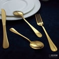 thumbnail image 7 of Elyon Tableware® 32-Piece Gold Flatware, Stainless Steel Silverware Set, Reflective Mirror Finish Cutlery Set, Reusable Dishwasher Safe, Service for 8, 7 of 7