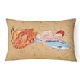 thumbnail image 1 of Carolines Treasures 8346PW1216 Merman Coussin Décoratif en Tissu Intérieur & Extérieur, 1 of 3