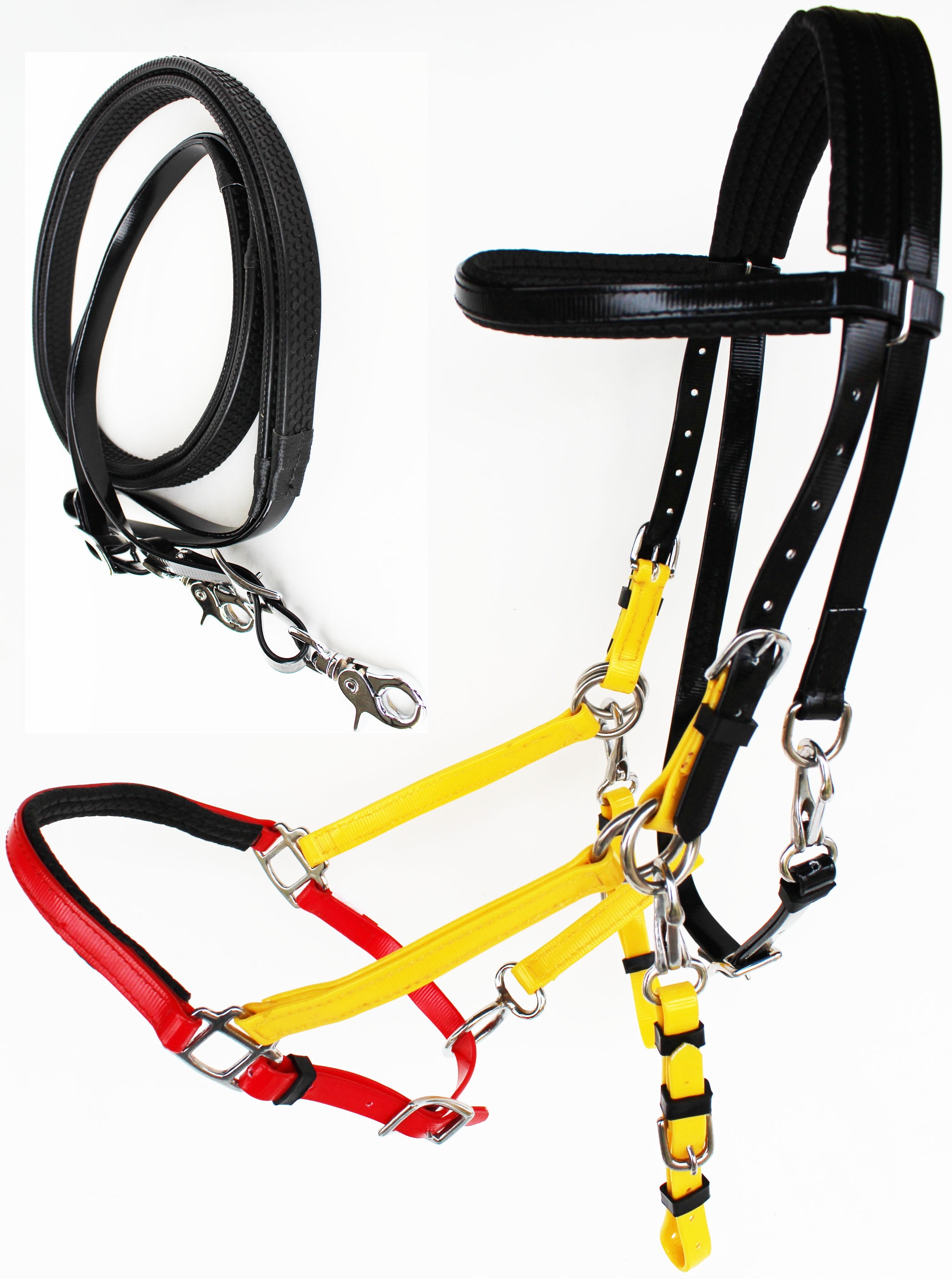 Pro Rider English Tack HORSE Biothane Endurance HalterBridle Combo w