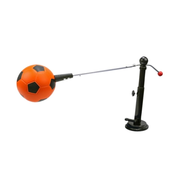 Entrenador de fútbol Control de balón de fútbol Entrenador de patadas de fútbol para niños y adultos Naranja
