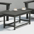 thumbnail image 2 of Westin Outdoor 35" Inch Adirondack Coffee Table for Patio Backyard UV Weather Resistant HDPE Plastic, Gray, 2 of 5