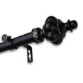 thumbnail image 2 of Domovina Luster 1" Single Curtain Rod-Color:Black,Size:120"-170", 2 of 2