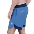 thumbnail image 2 of Spyder Men's UPF 30+ Breathable Comfort Stretch Swim Short (US, Alpha, Large, Regular, Regular, Blue), 2 of 4