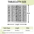 thumbnail image 2 of Vibrant Bohemian Floral Square Table Cover with Stretch Fit for Table Protection, 2 of 6