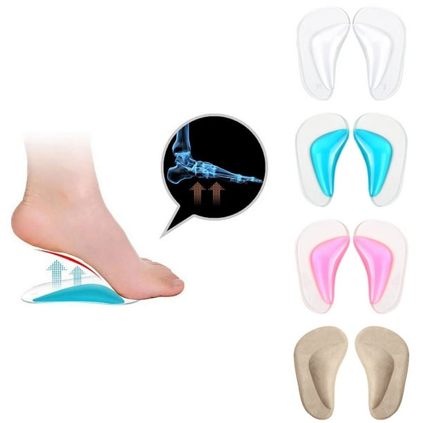 Lubelski 1 Pair Shock absorbing Silicone Orthopedic Foot Arch