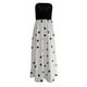thumbnail image 3 of WILLBEST Vestido Largo Sin Tirantes Con Estampado De Lunares Para Mujer, Elegante Atuendo De Verano, 3 of 3