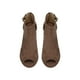thumbnail image 4 of Zapatillas Mujer Abierta Milagros Casuales Modernas cafe 22.5 MILAGROS 12137, 4 of 4