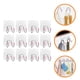 thumbnail image 5 of 12 ganchos de pared autoadhesivos sin costuras con doble cabezal., 5 of 6