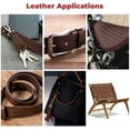 thumbnail image 6 of ELW 9-10 oz. 3.6-4mm Bourbon Brown Straps, Belts, Strips 10"X72" 25.4x183cm - Belt Grade Latigo Leather for Cowhide Heavy DIY Craft - Pet Collars, Blanks, Accessory, Jewelry, Key Chains, 6 of 9