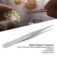 thumbnail image 3 of Watch Repair Tweezers, Pointed Tip Ergonomic Jewlery Making Tweezers Flexible  for Watch Store for Watchmaker, 3 of 8
